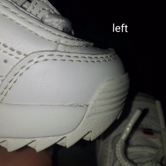White Disruptor Fila toddler - Picture 6 of 6
